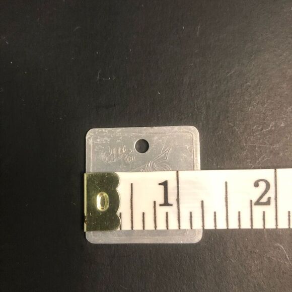 1983 gm body by fisher 75th anniversary metal key chain silver tone square 1.25 - Picture 4 of 5